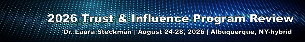 2026 Trust and Influence Program Review event banner